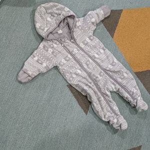 H&M 4-6 month winter suit